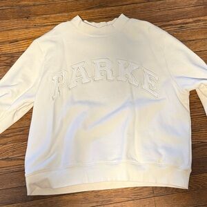PARKE Mockneck Cream BRIDAL Sweatshirt